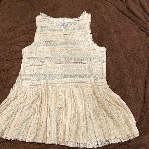 Intimately Free People Cream-colored Lace Tank - Picture 2 of 7